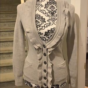 Banana Republic Ruffle Cardigan